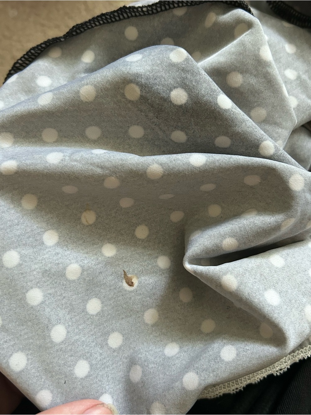 Vintage Body Zone Black and white polka dot babydoll swim top/mini dress XS/S - Picture 3 of 4